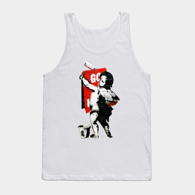 Go to Hell by Banksy Tank Top by Respire